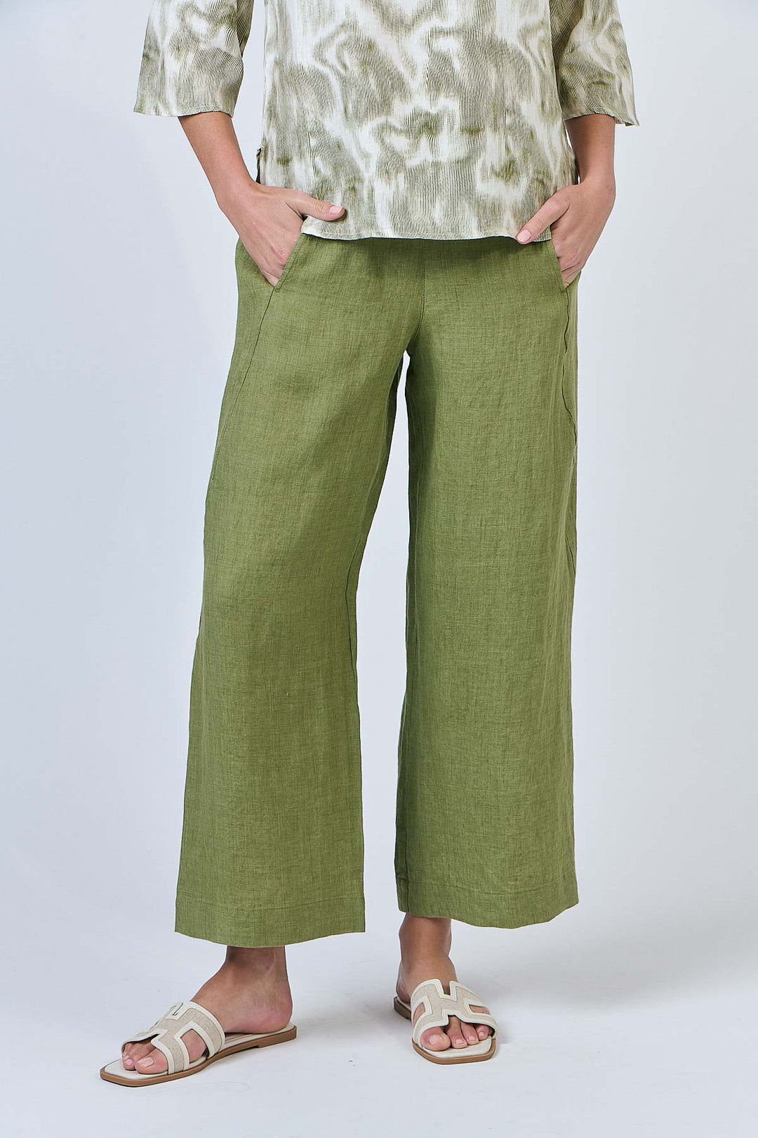 Naturals by O & J Moss Linen Pant