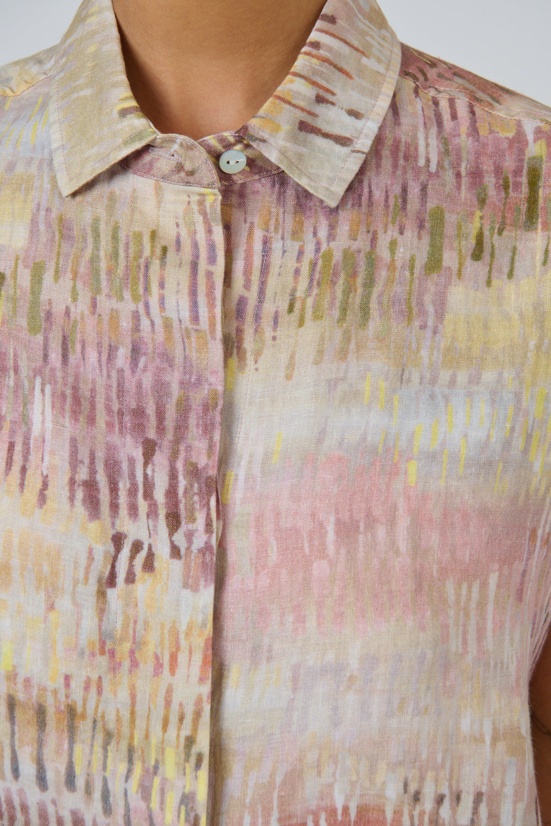 Naturals by O & J Linen Top - Jardin