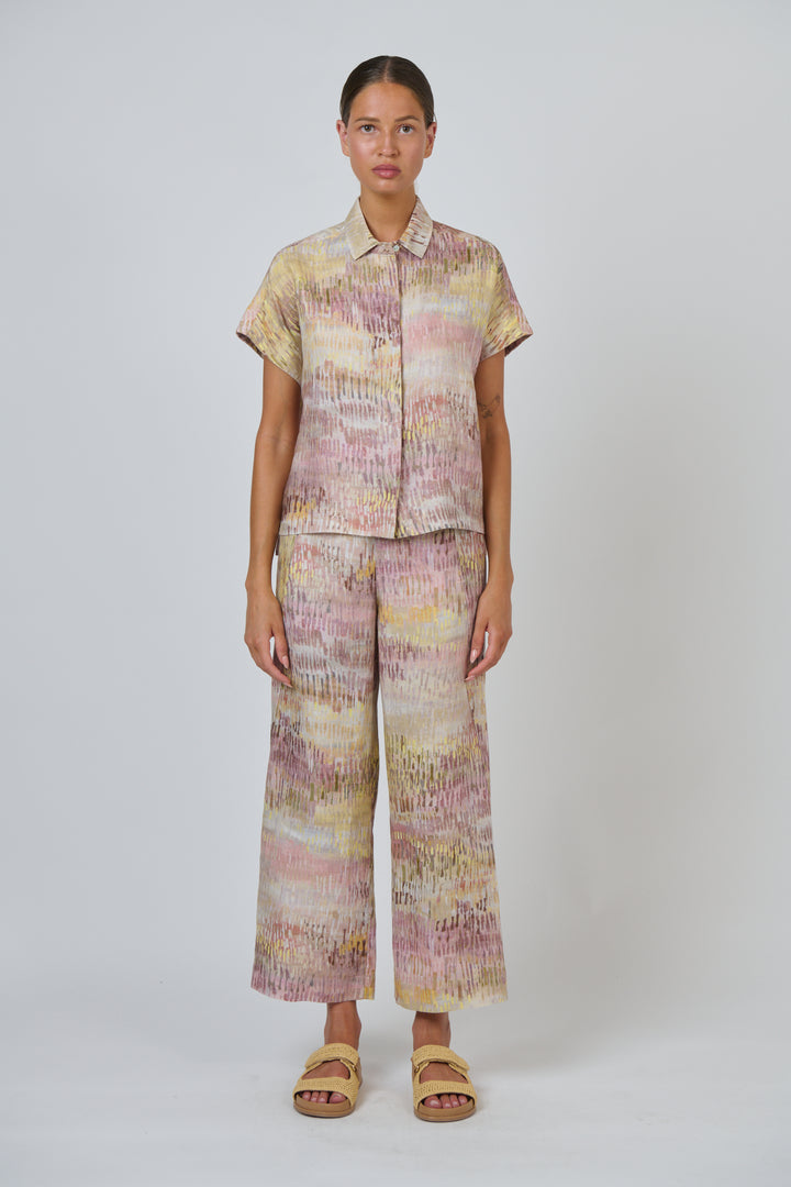 Naturals by O & J Linen Top - Jardin