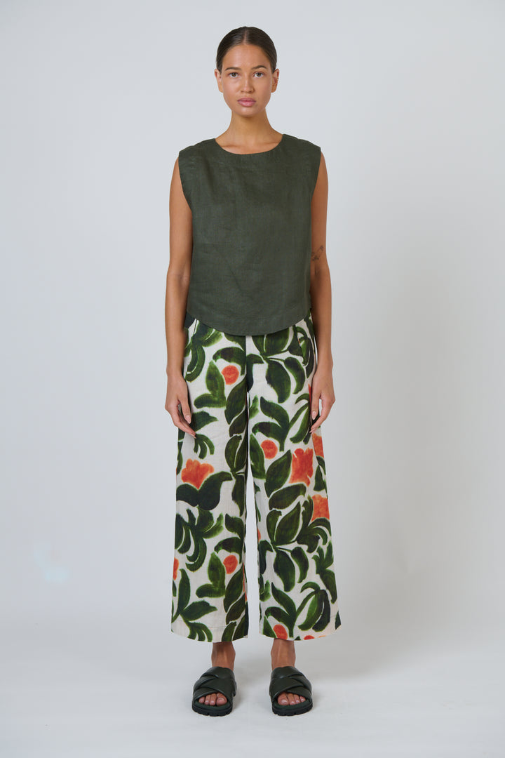 Naturals by O & J Sleeveless Top - Topiary