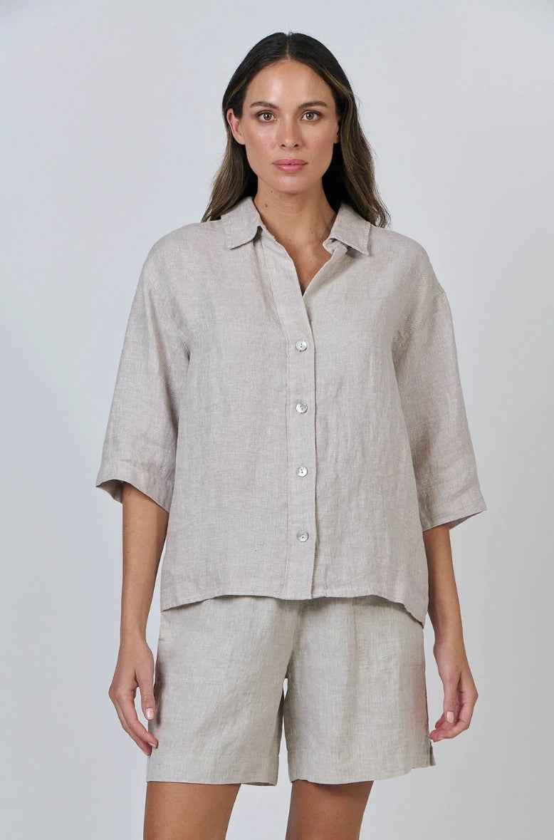 Naturals by O & J Linen Shirt