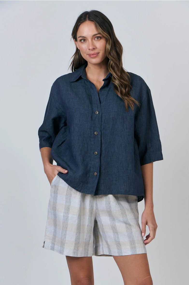 Naturals by O & J Linen Shirt