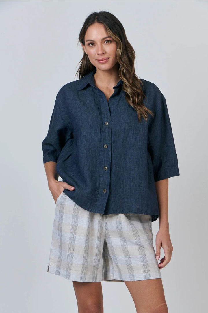 Naturals by O & J Linen Shirt