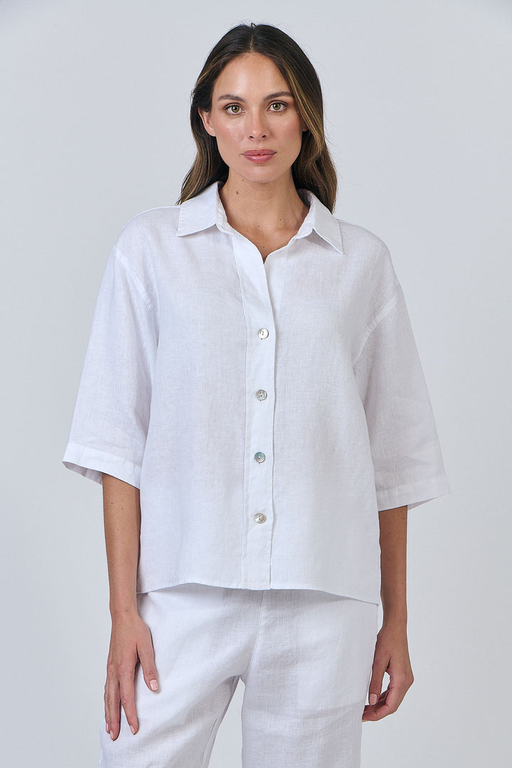 Naturals by O & J Linen Shirt