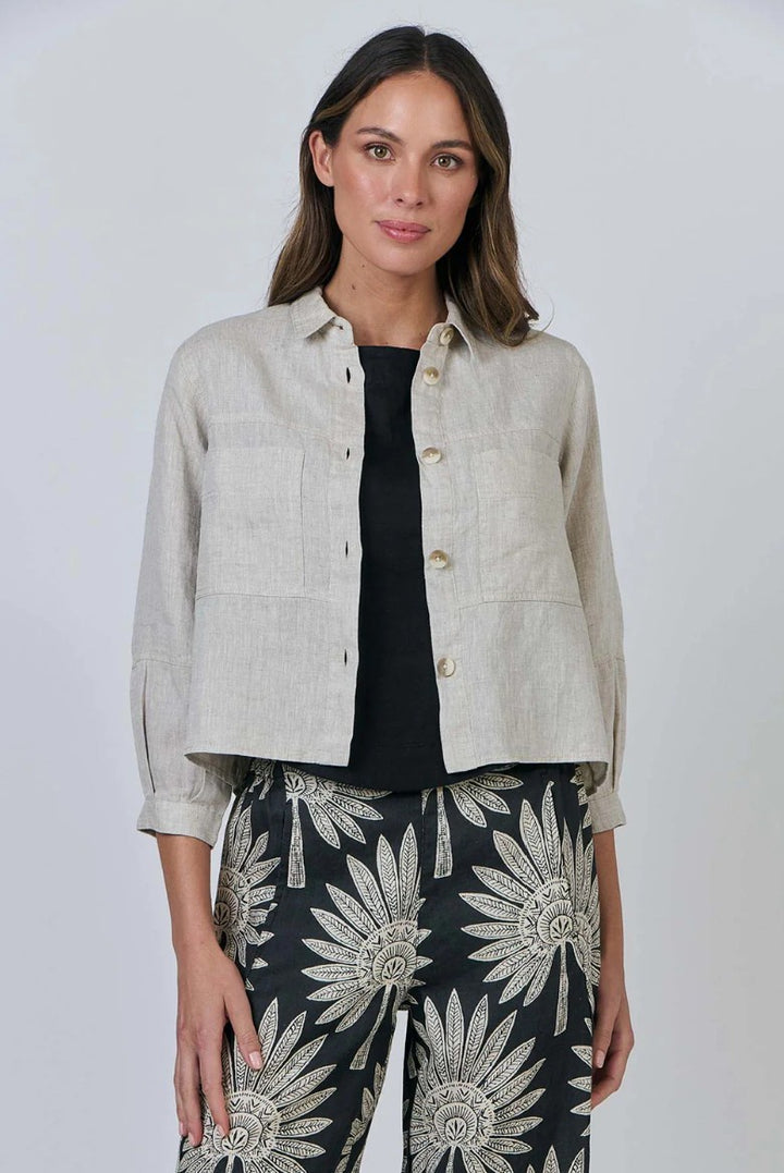 Naturals by O & J Sand Linen Shirt