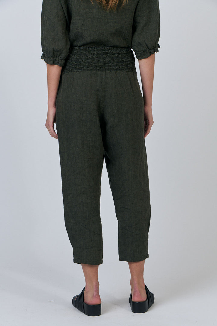 Naturals by O & J Cropped Linen Pants