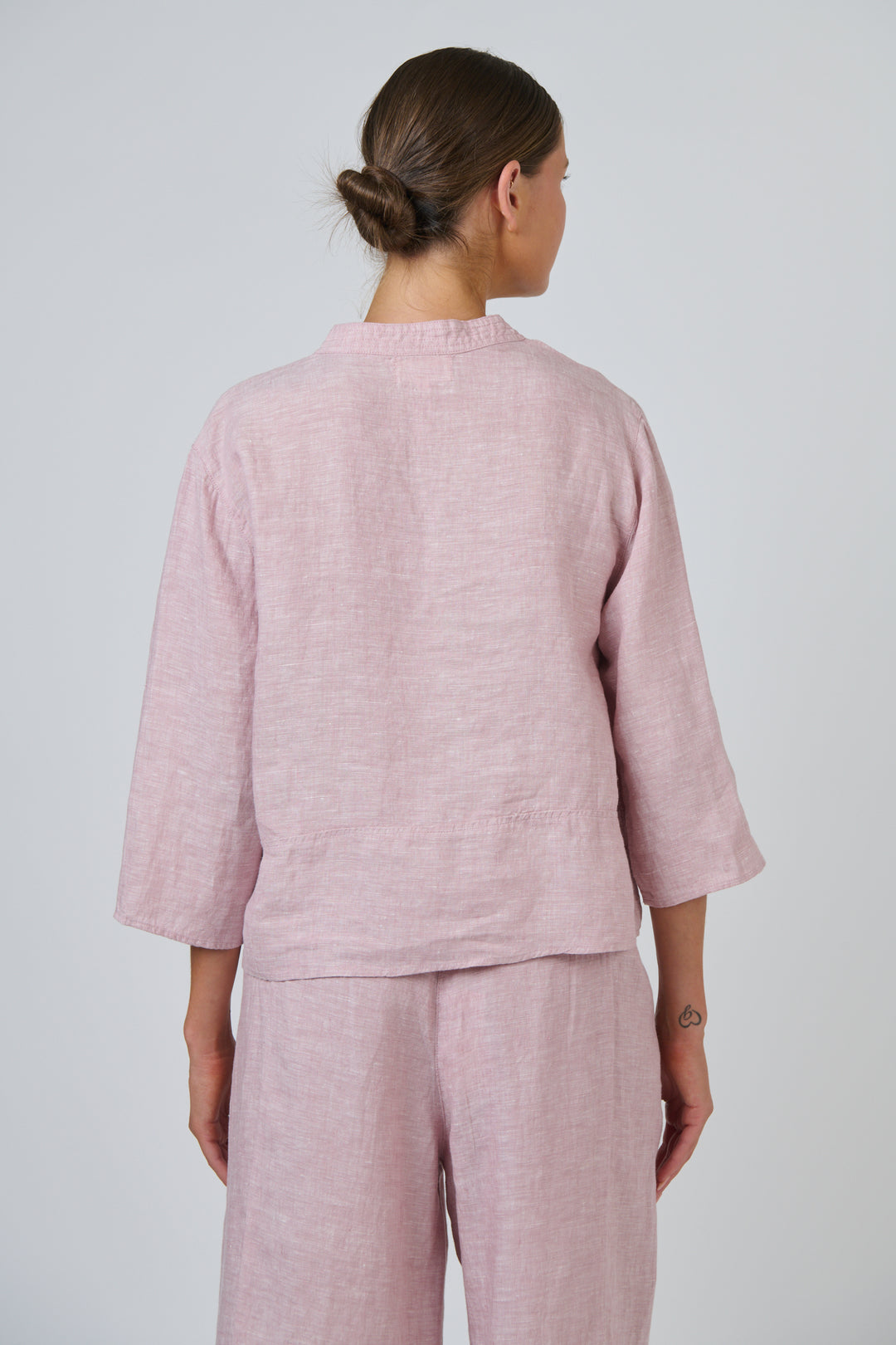Naturals by O & J Linen Top - Radish