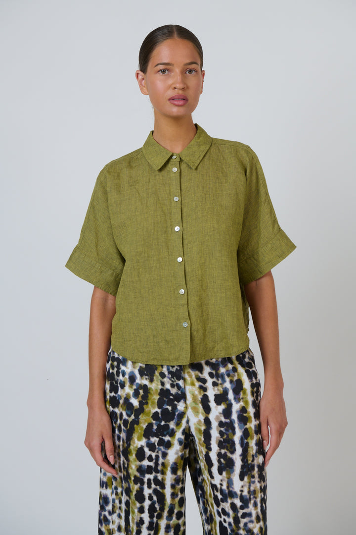 Naturals by O & J Linen Shirt - Balsam