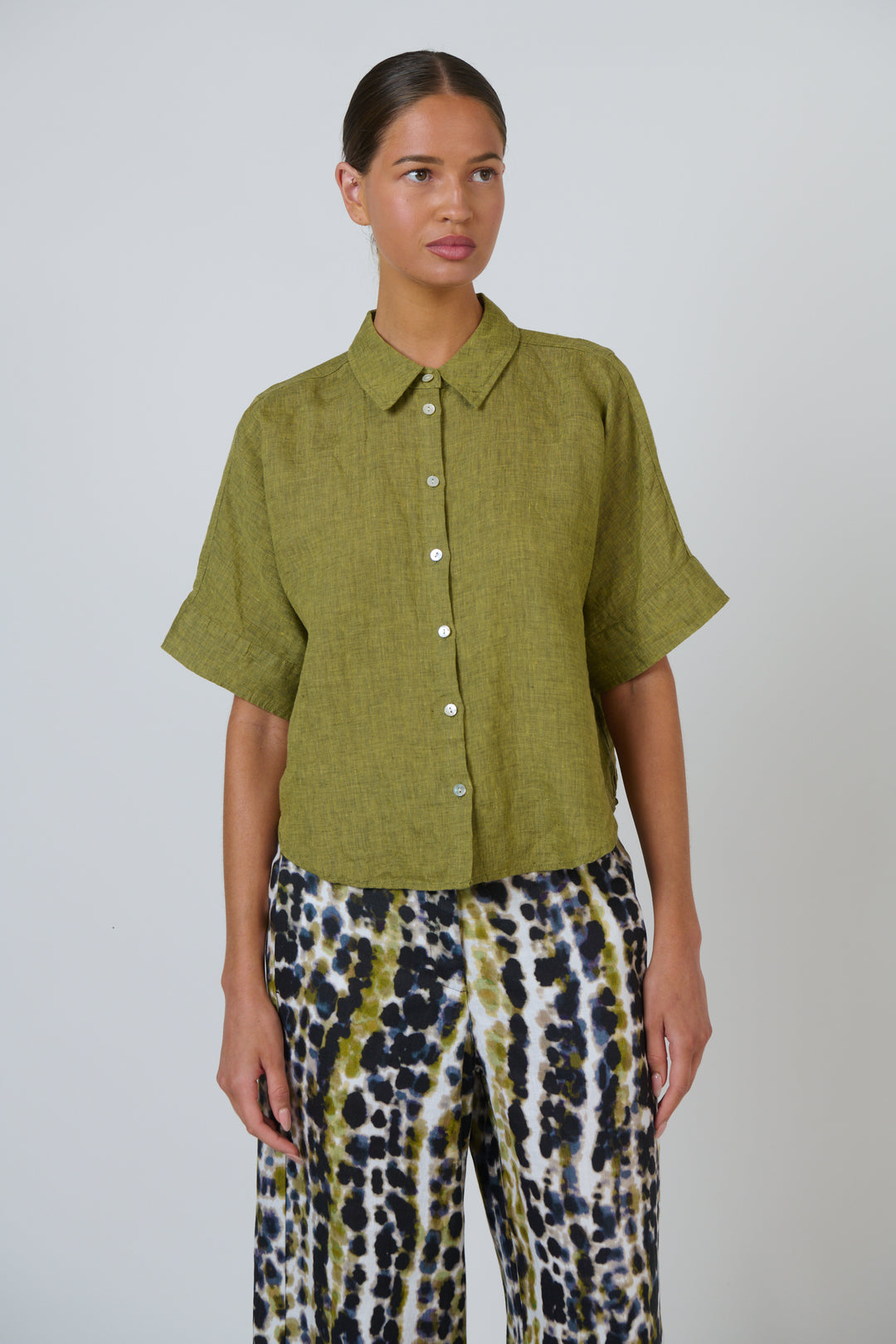 Naturals by O & J Linen Shirt - Balsam