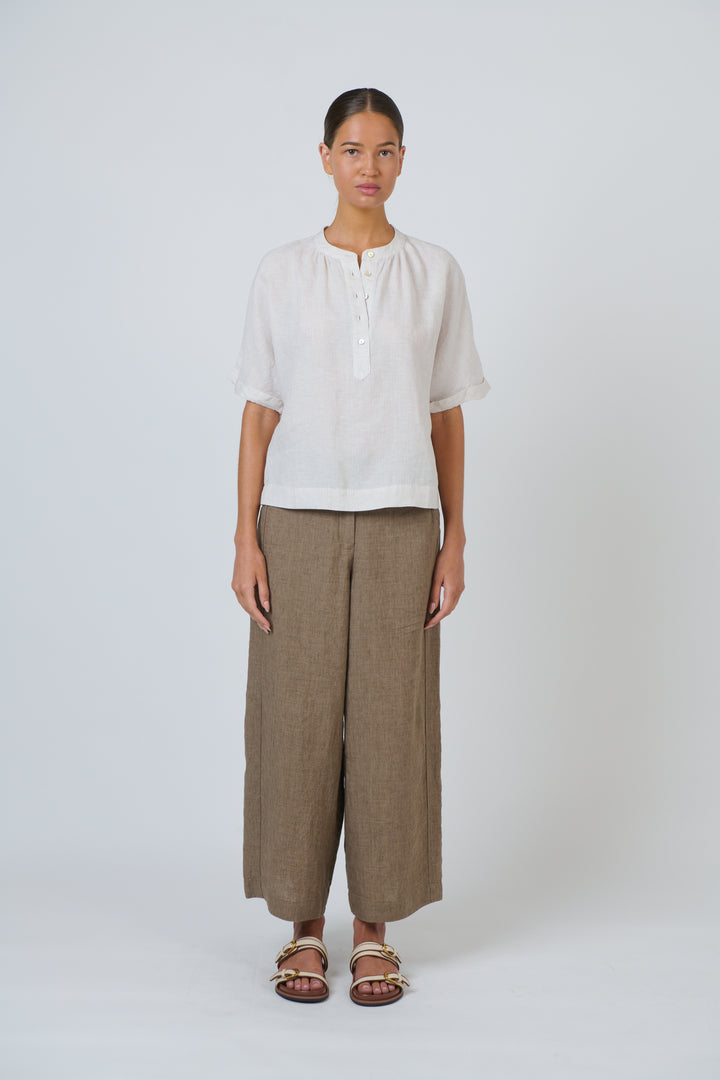 Naturals by O & J Linen Pants - Agate