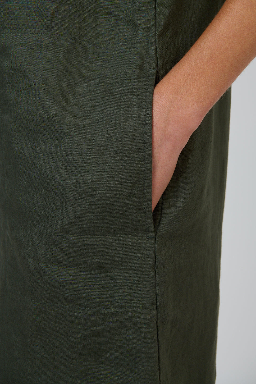 Naturals by O & J Linen Dress - Topiary
