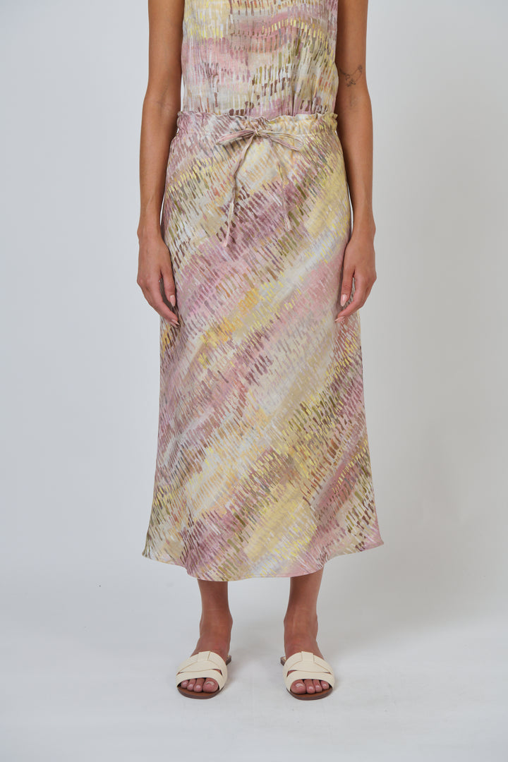 Naturals by O & J Linen Skirt  - Jardin