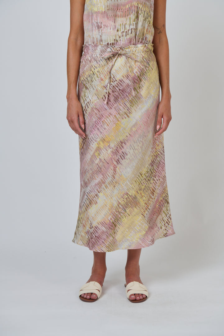Naturals by O & J Linen Skirt  - Jardin