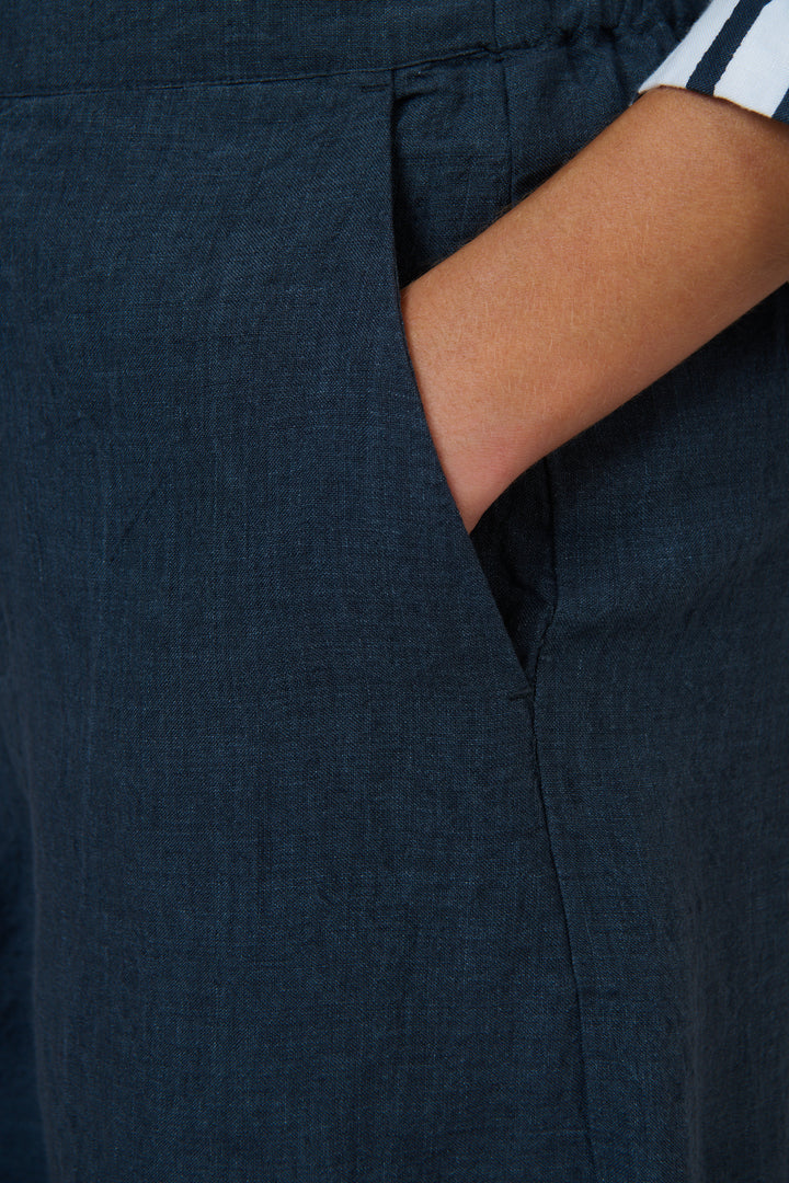Naturals by O & J Linen Pants - Gunsmoke