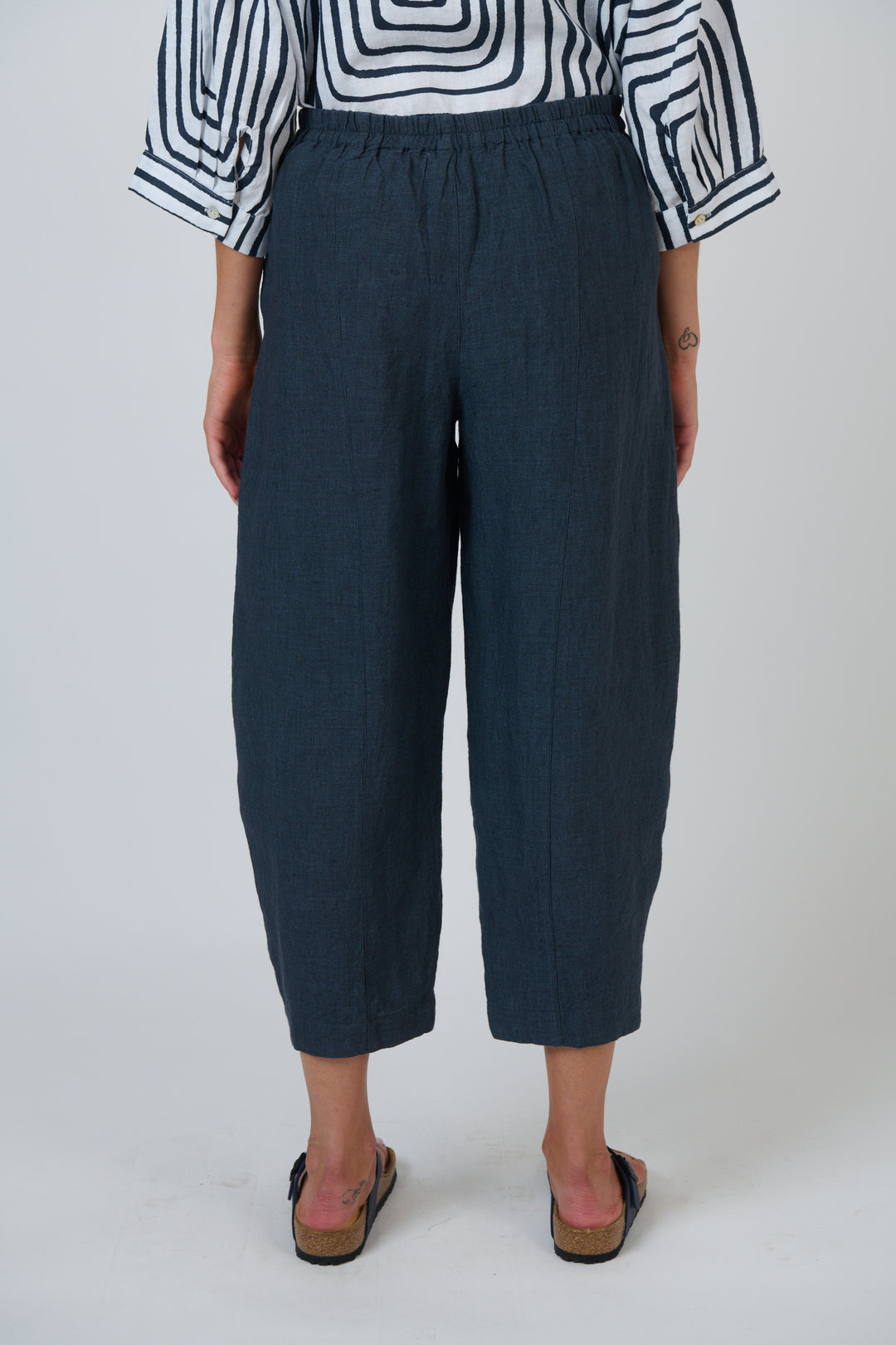 Naturals by O & J Linen Pants - Gunsmoke