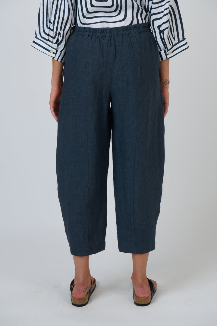 Naturals by O & J Linen Pants - Gunsmoke