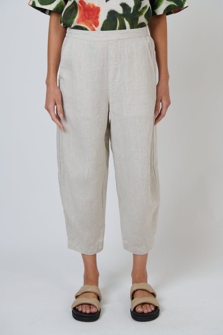 Naturals by O & J Linen Pants - Sand