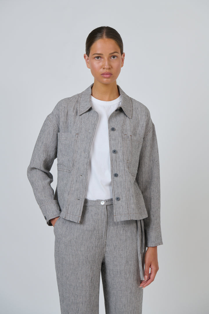 Naturals by O & J Linen Jacket - Rue