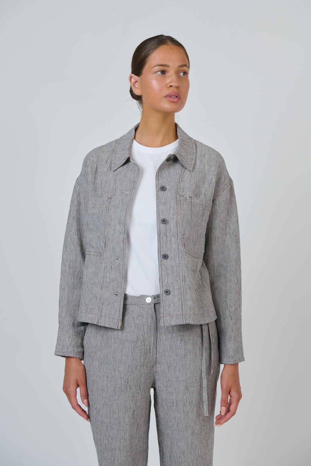 Naturals by O & J Linen Jacket - Rue
