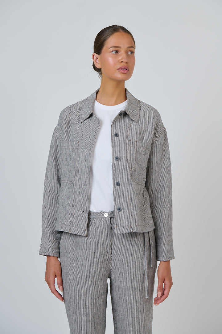 Naturals by O & J Linen Jacket - Rue