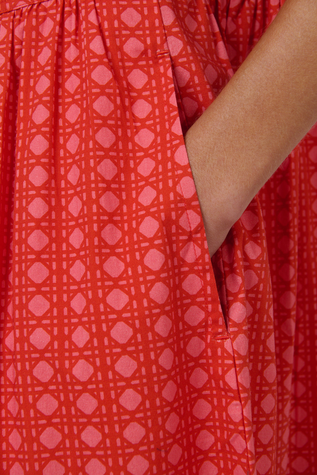 Naturals by O & J Poplin Dress - Cannage