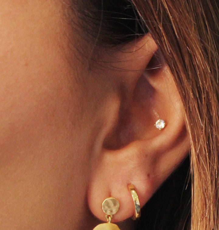 Murkani Halcyon Gold Hanging Earrings