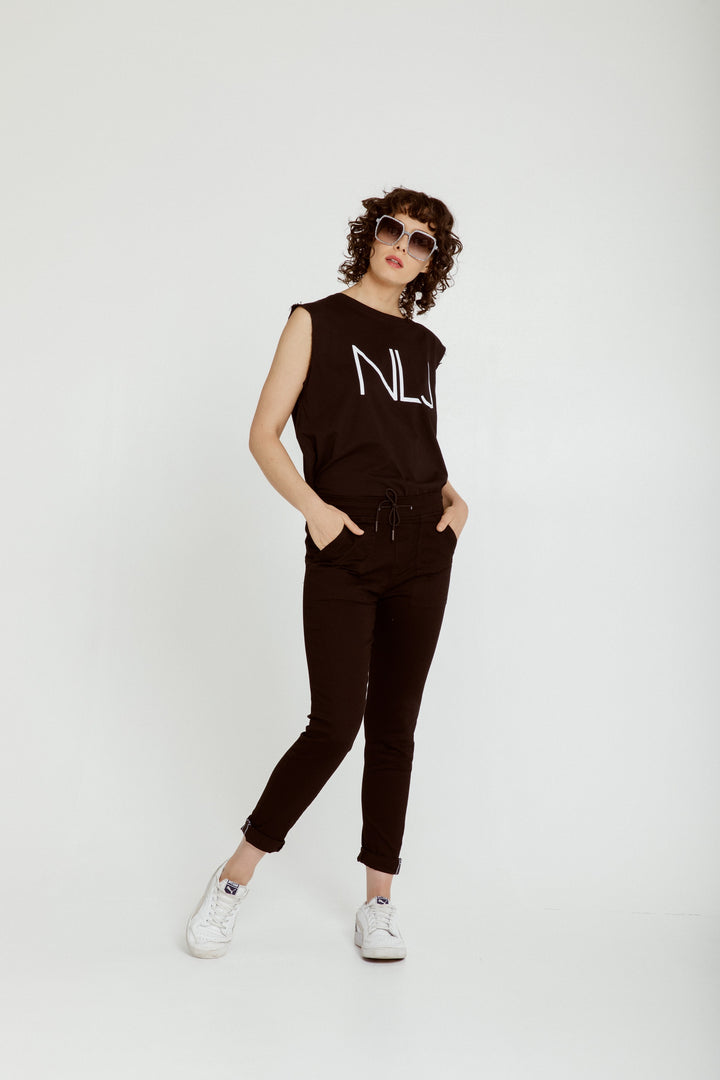 New London Hope Jogger Jeans - Black