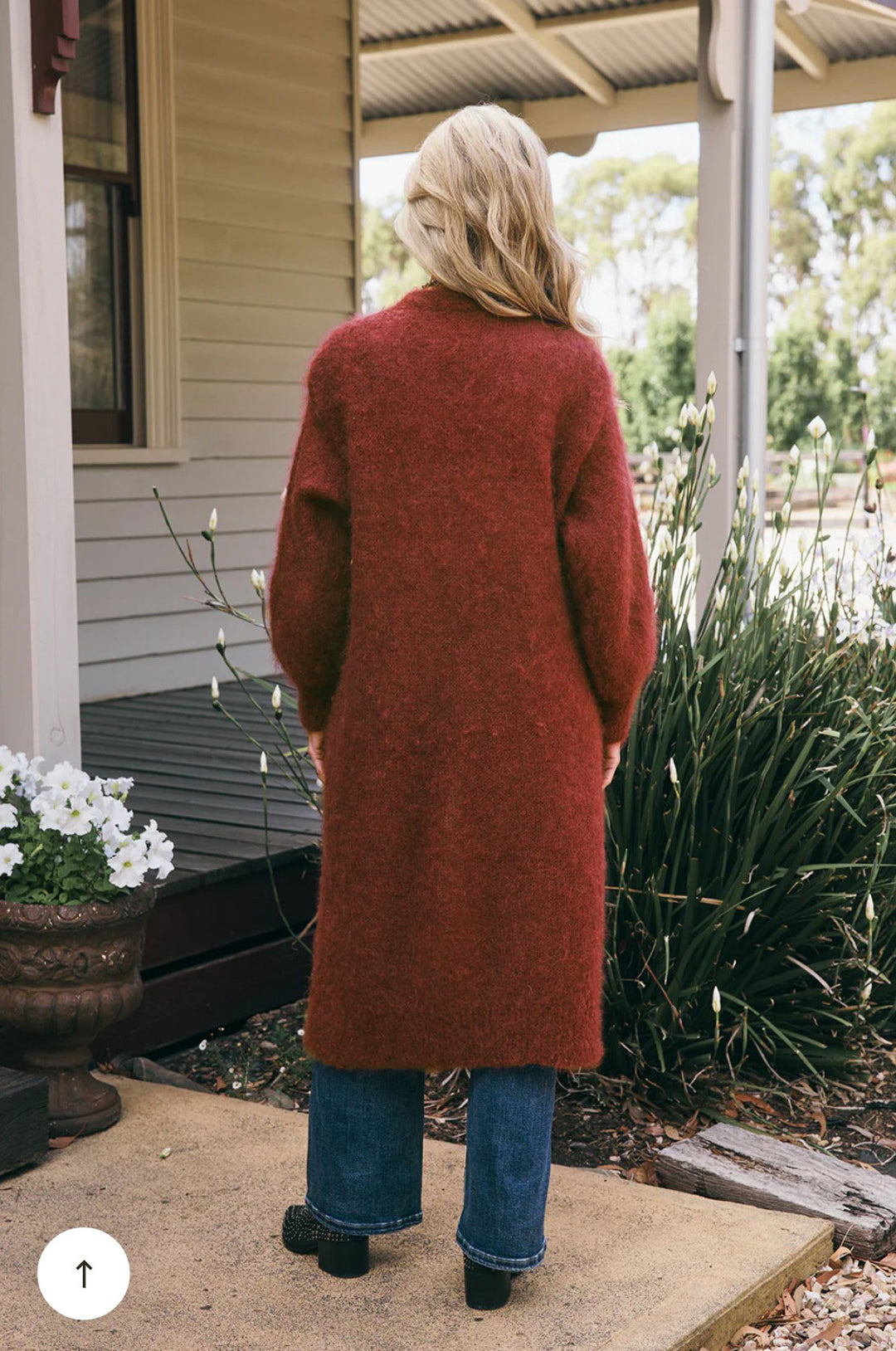 Italian Star Mohair Cardigan - Rosato