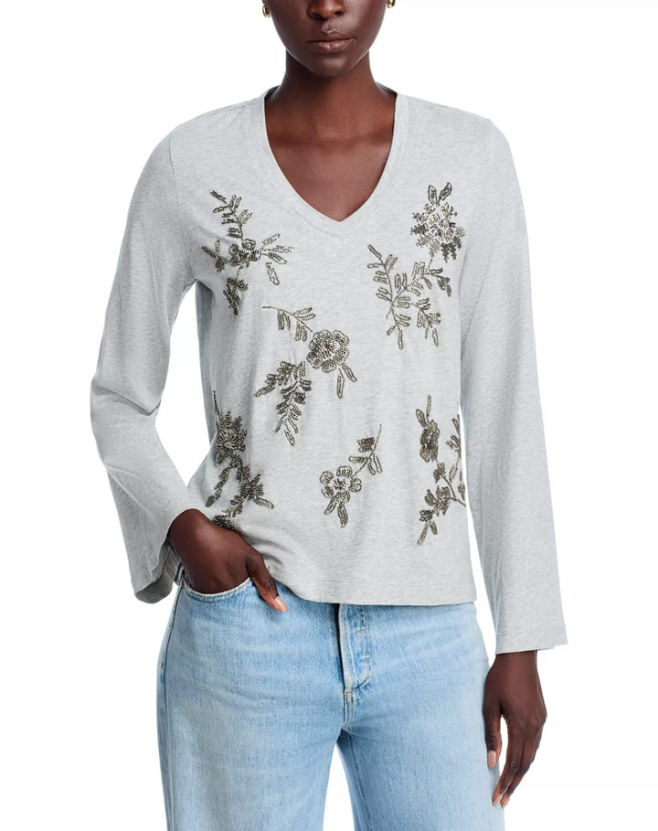 Johnny Was Heather Kimono Sleeve Tee