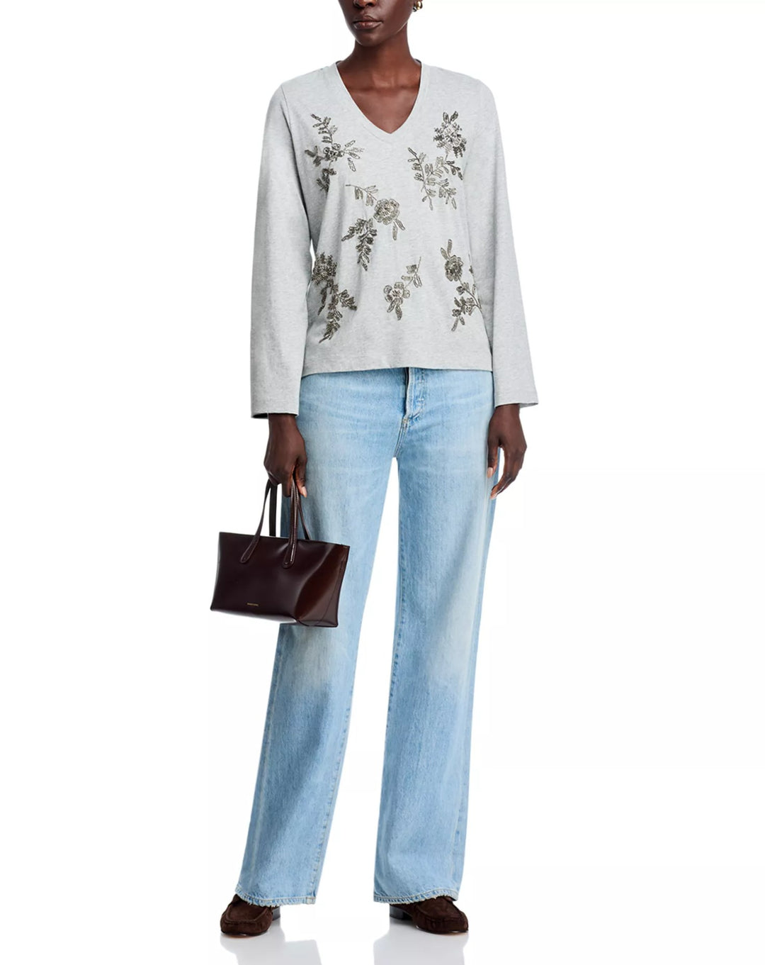 Johnny Was Heather Kimono Sleeve Tee