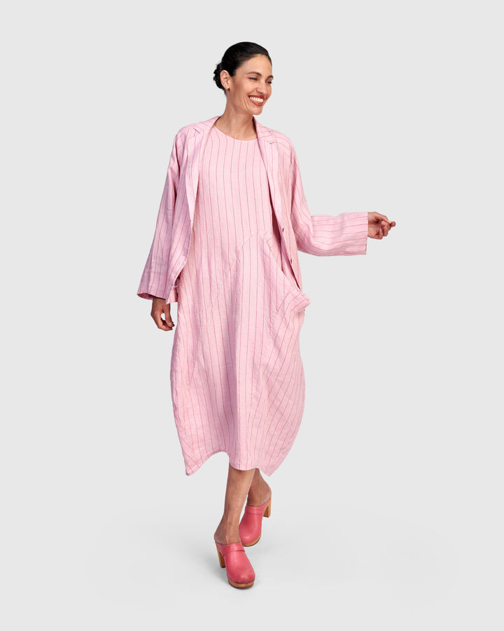 Alembika Linen Blazer - Pink