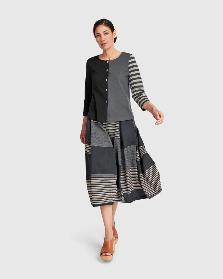 Alembika Urban Rally Colorblock Cardigan