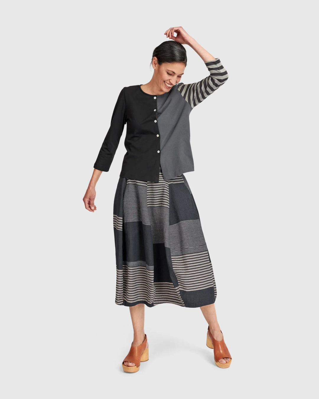 Alembika Urban Rally Colorblock Cardigan