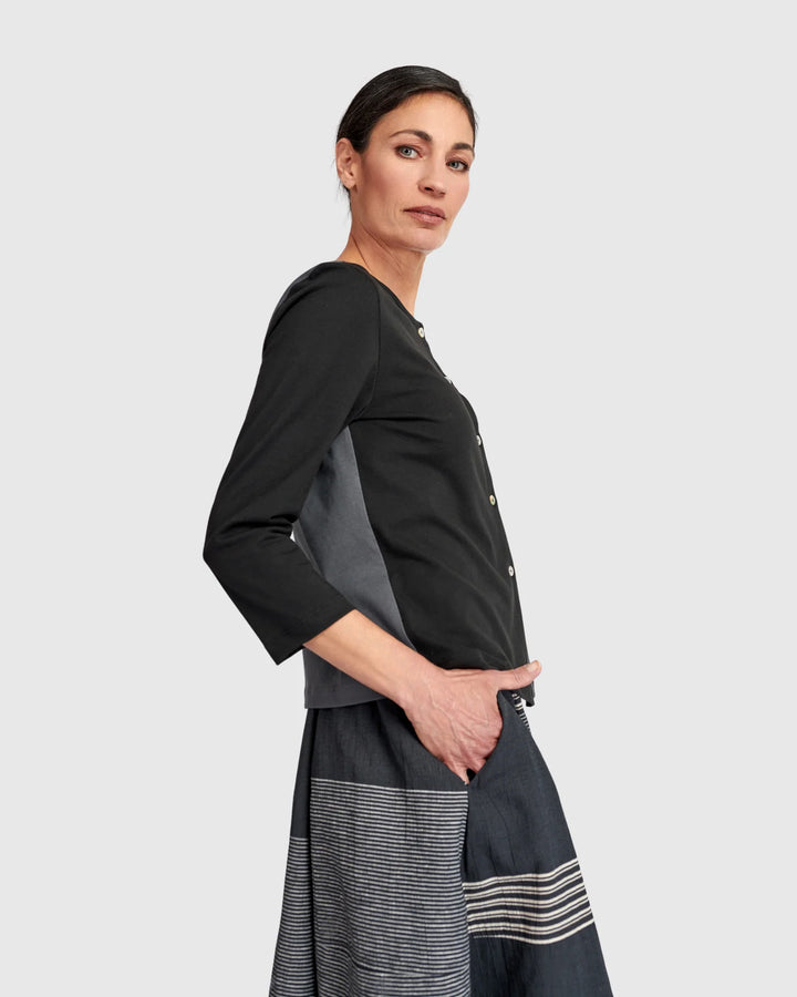 Alembika Urban Rally Colorblock Cardigan