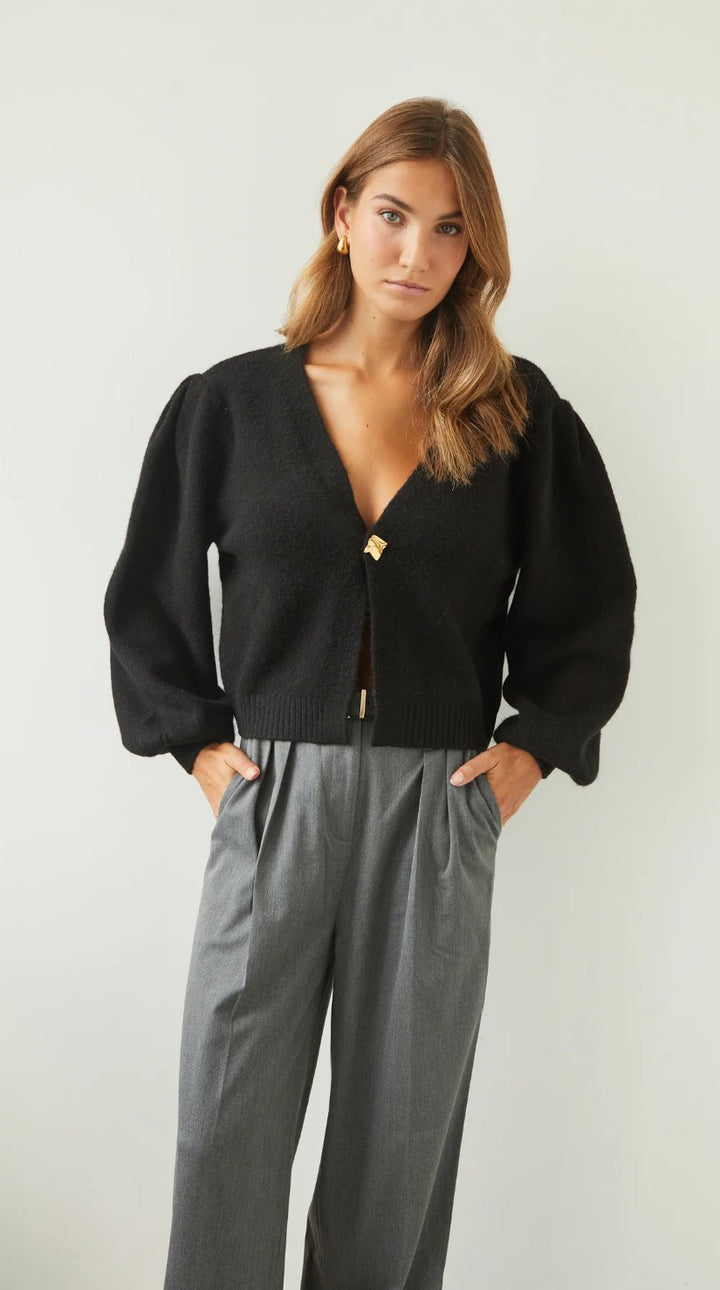 Charli London Hollie Cardigan - Black