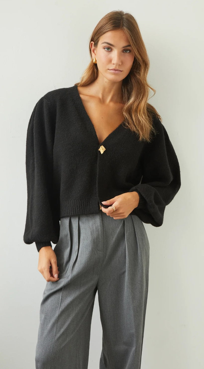 Charli London Hollie Cardigan - Black