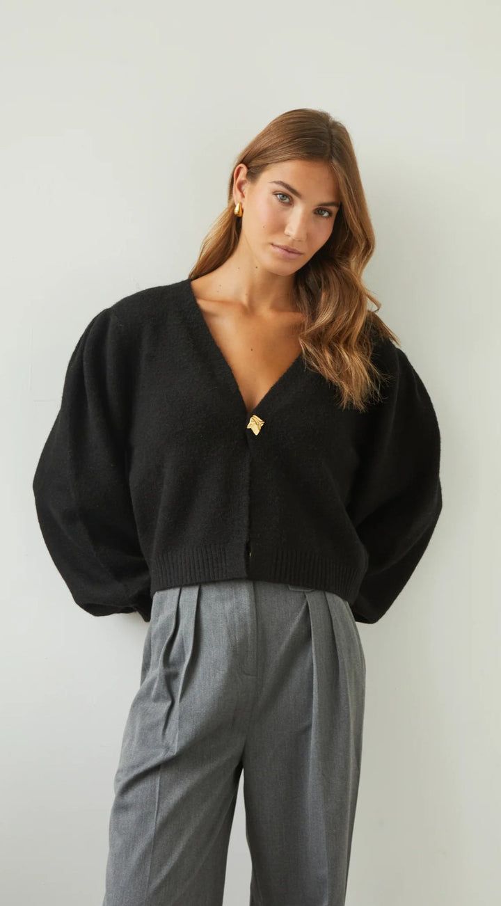 Charli London Hollie Cardigan - Black