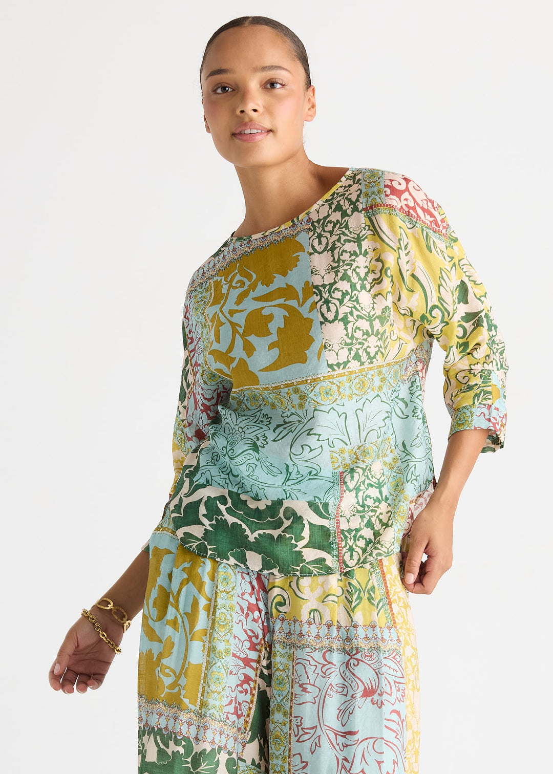 LD+CO Relaxed Print Top