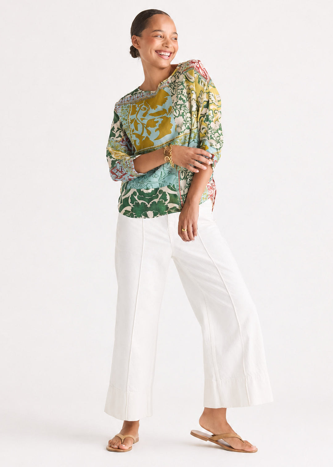 LD+CO Relaxed Print Top
