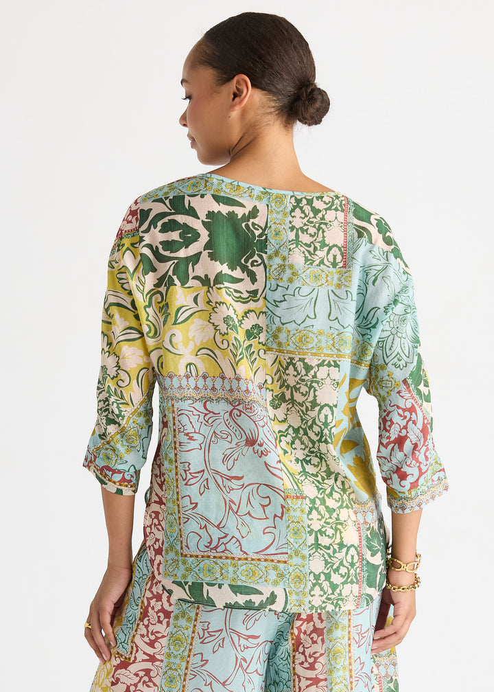LD+CO Relaxed Print Top
