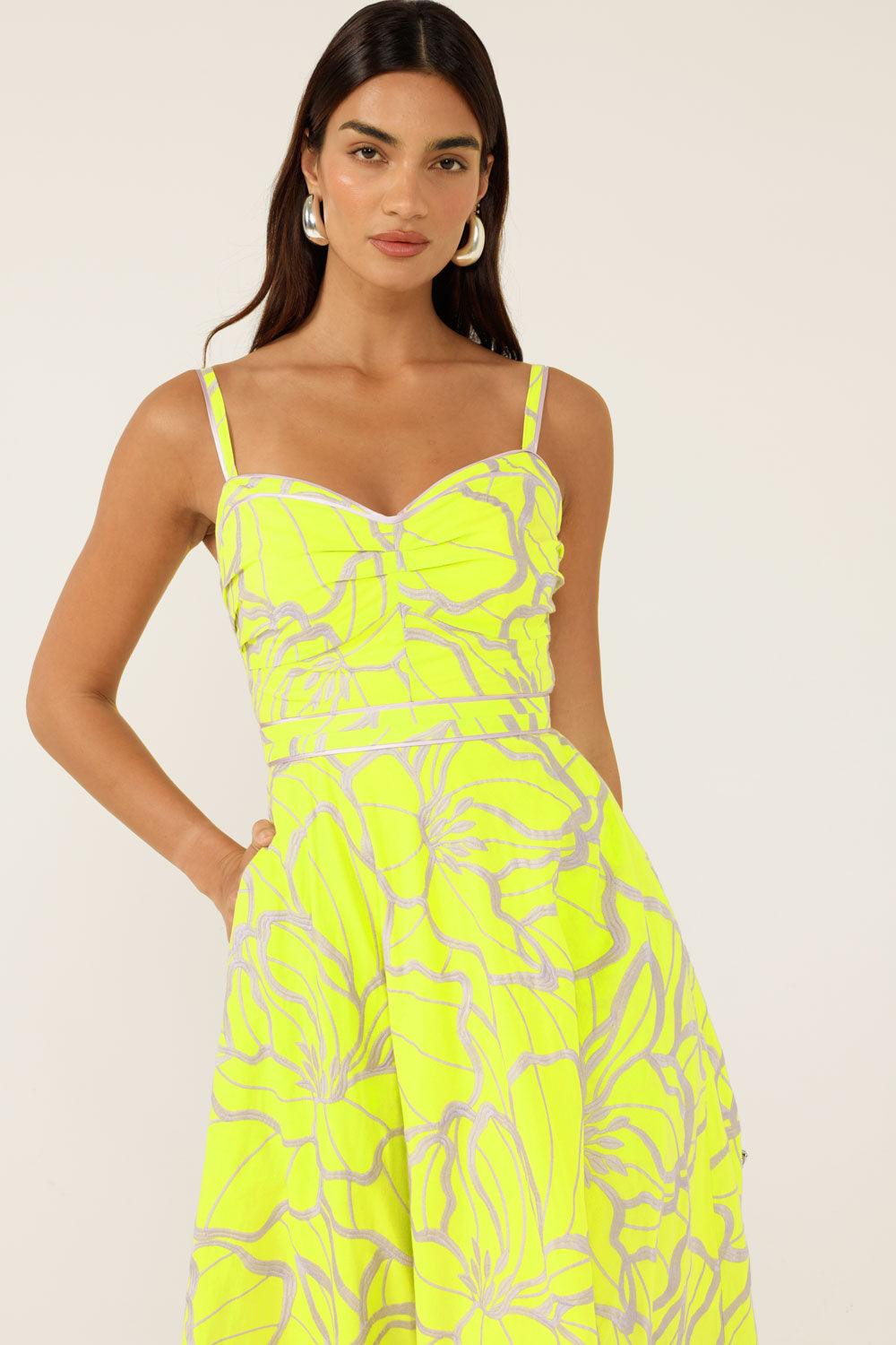 Sacha Drake Limoncello Midi Dress