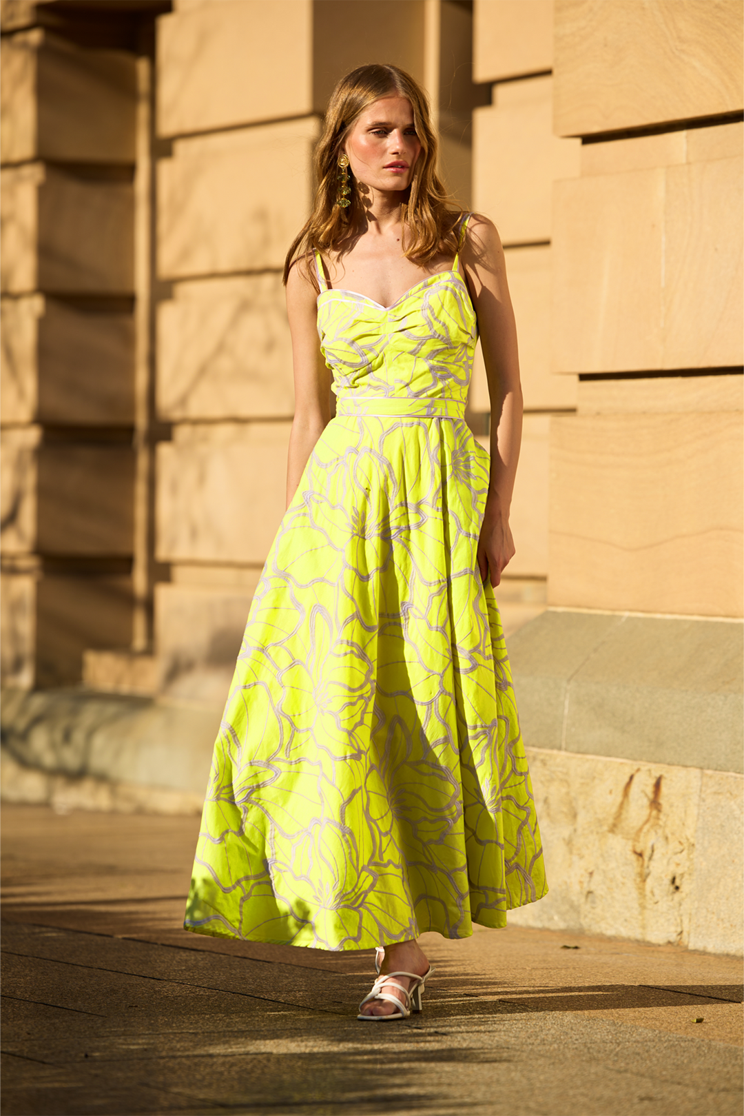 Sacha Drake Limoncello Midi Dress