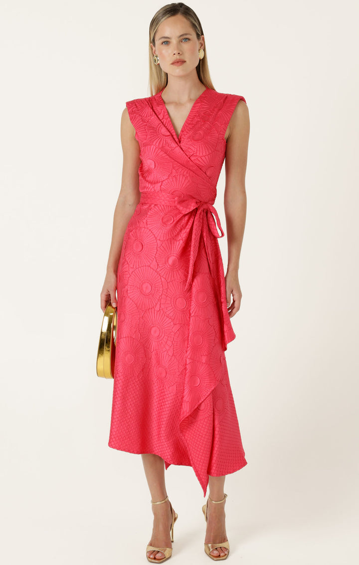 Sacha Drake Camelia Wrap Dress - Pink