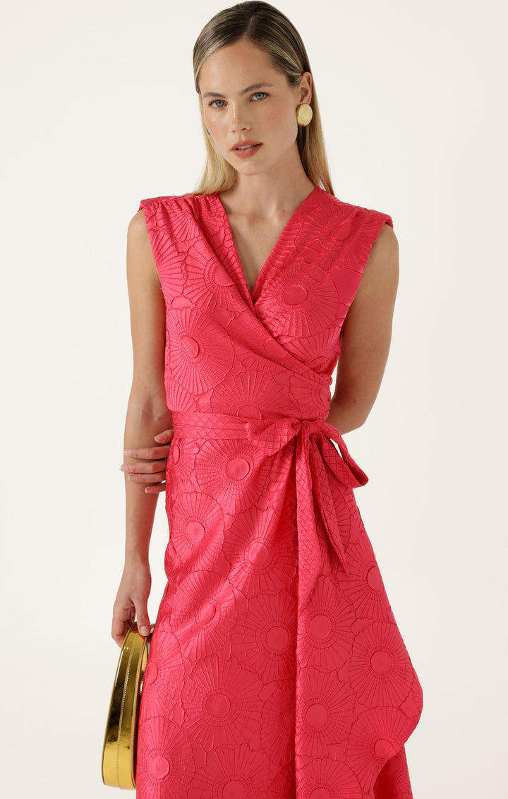 Sacha Drake Camelia Wrap Dress - Pink