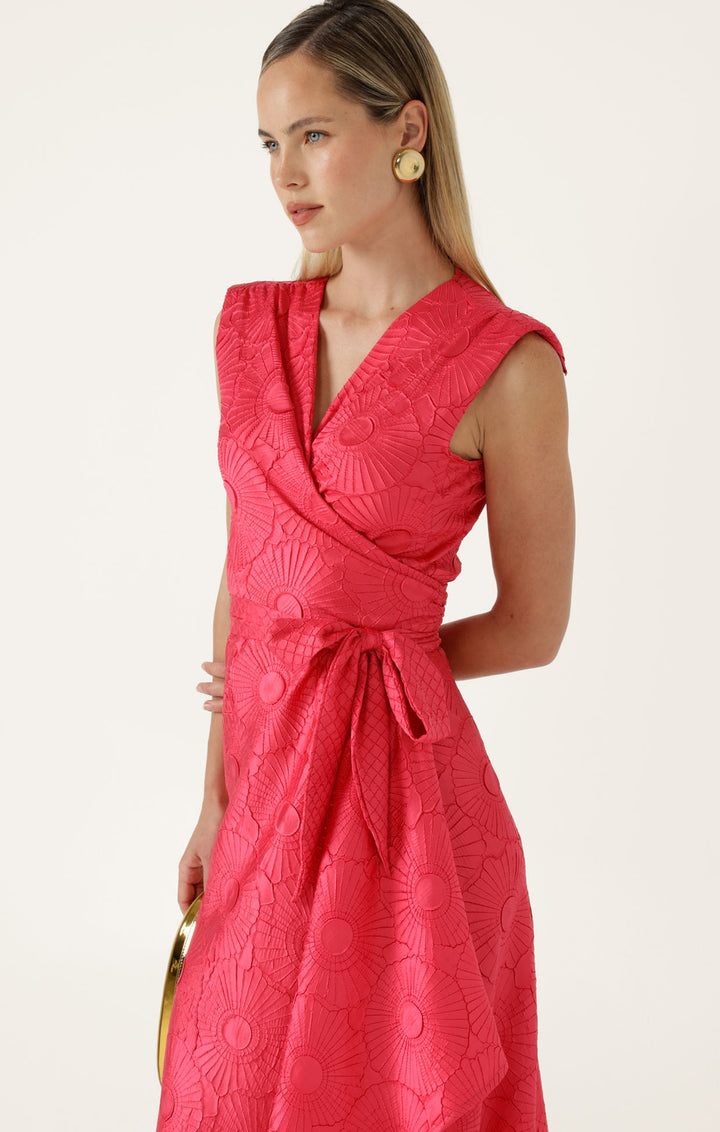 Sacha Drake Camelia Wrap Dress - Pink
