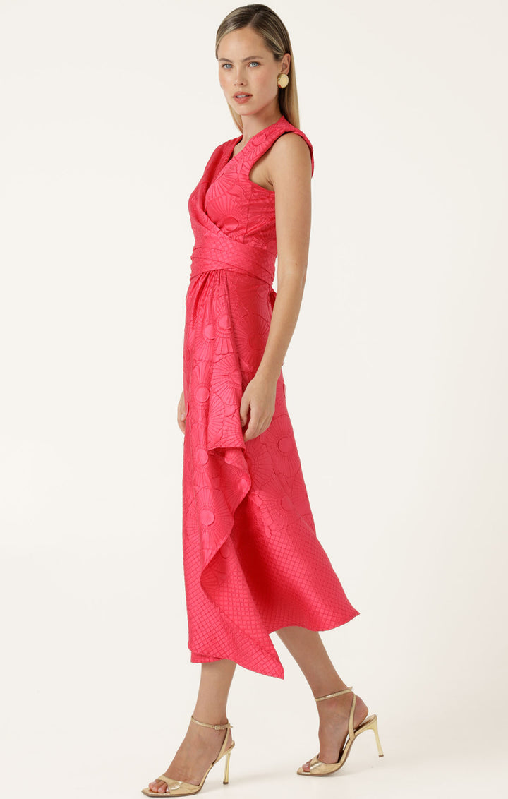 Sacha Drake Camelia Wrap Dress - Pink