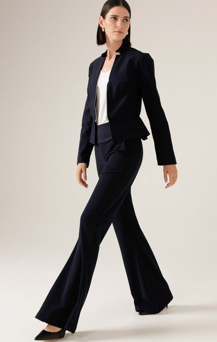 Sacha Drake Peplum Zip Jacket - NV
