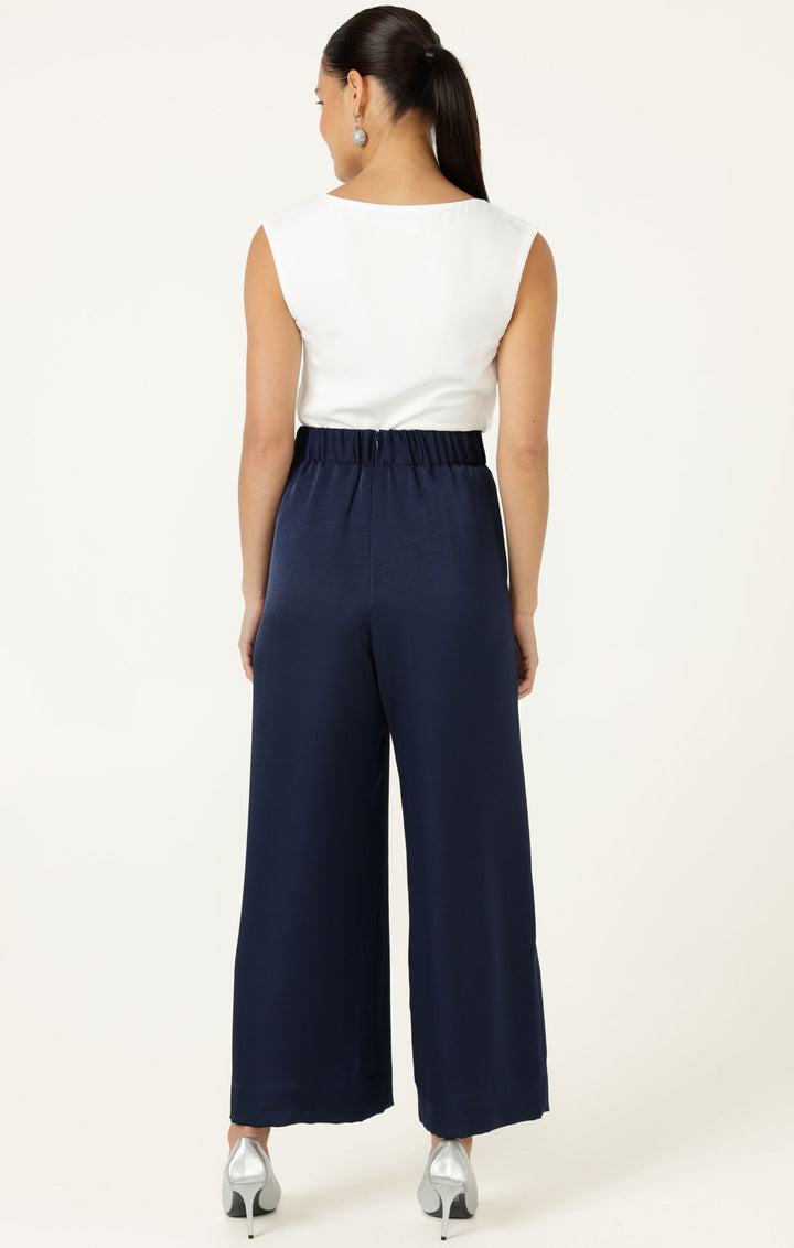 Sacha Drake Luxe Pleated Trouser - Navy