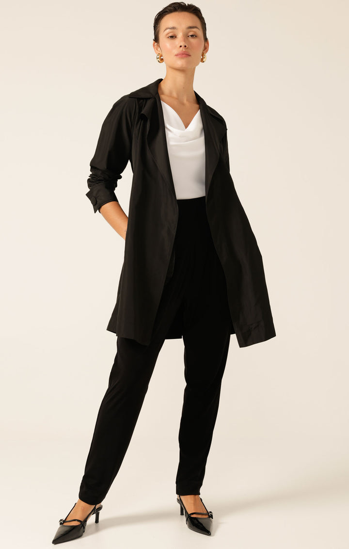 Sacha Drake Noir Trench Coat