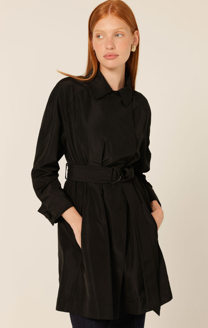 Sacha Drake Noir Trench Coat